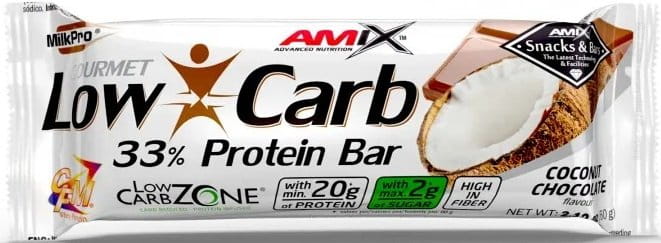 Proteiinipatukka Amix Low-Carb 33% Protein 60g