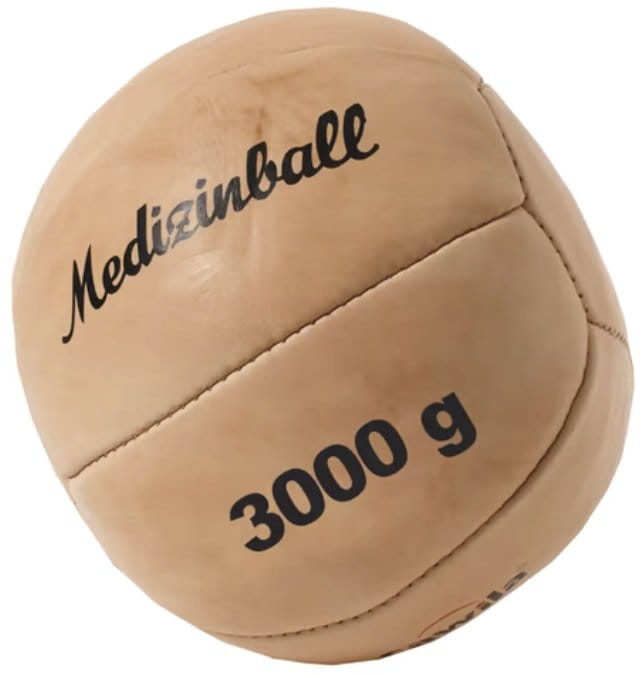 Kuntopallo Cawila Leather medicine ball PRO 3.0 kg