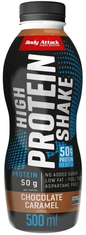 Proteiinimaitojuoma Body Attack High Protein Shake 500 ml