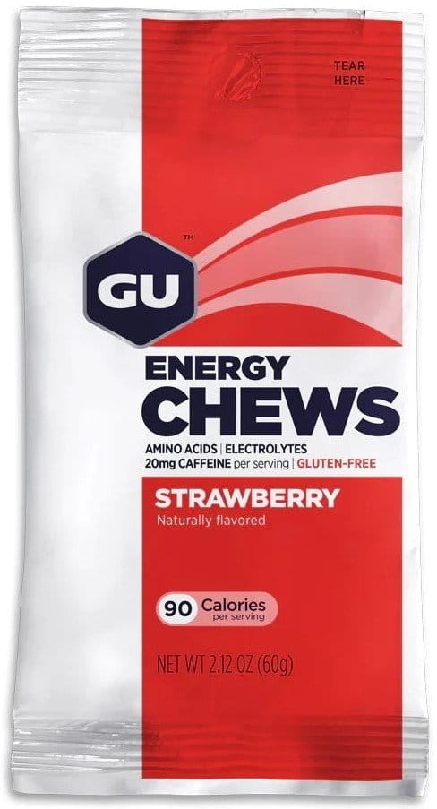 Energiageelit GU Energy Chews 60 g Strawberry