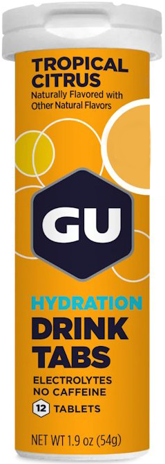 Tabletit Energy GU Hydration Drink Tabs 54 g Tropical Citrin