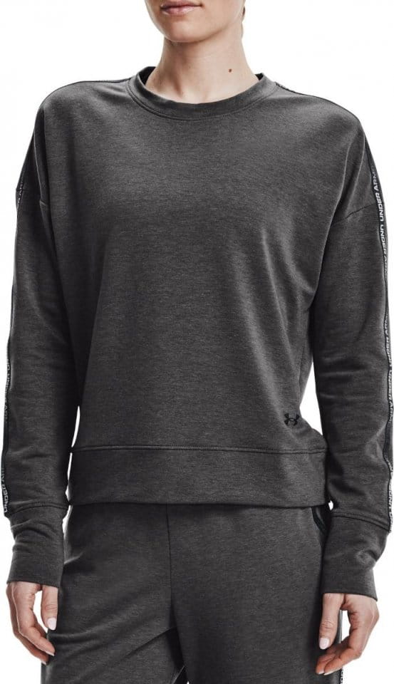 Collegepaidat Under Armour UA Rival Terry Taped Crew-GRY