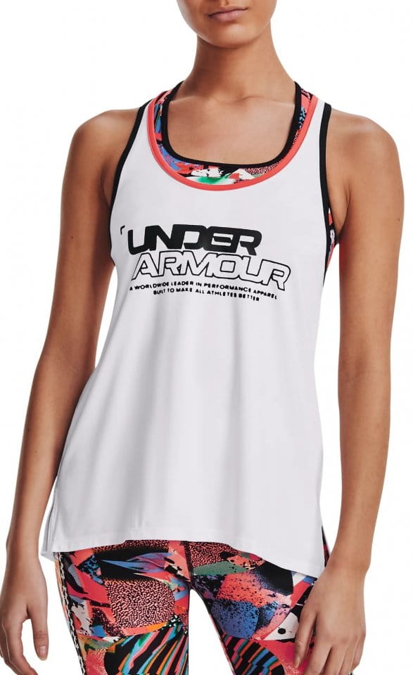 Toppi Under Armour Knockout Tank CB Graphic-WHT