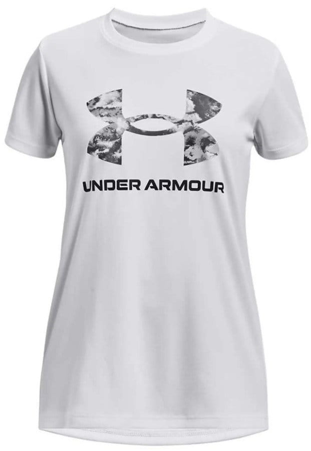 T-paita Under Armour UA Tech Print BL SSC-WHT