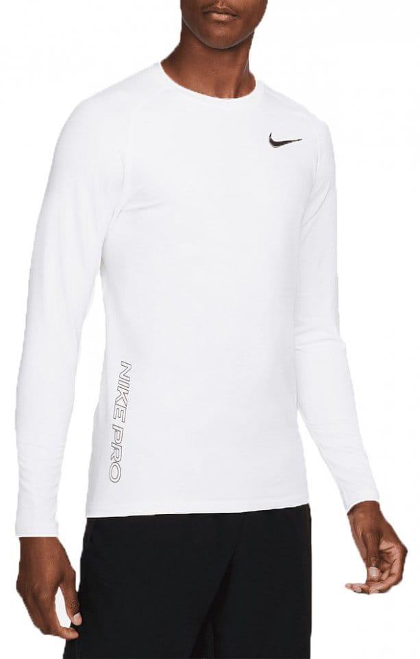 Pitkähihainen t-paita Nike Pro Warm Sweatshirt Weiss F100