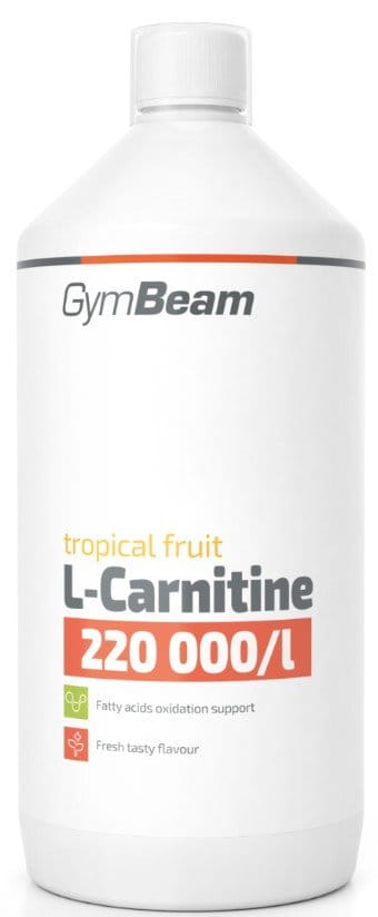 Ioniset juomat L-Karnitin GymBeam 1000 ml - tropical fruit