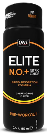 Harjoittelua edeltävät stimulantit QNT NO+ Elite (Pre-workout) 80 ml shot