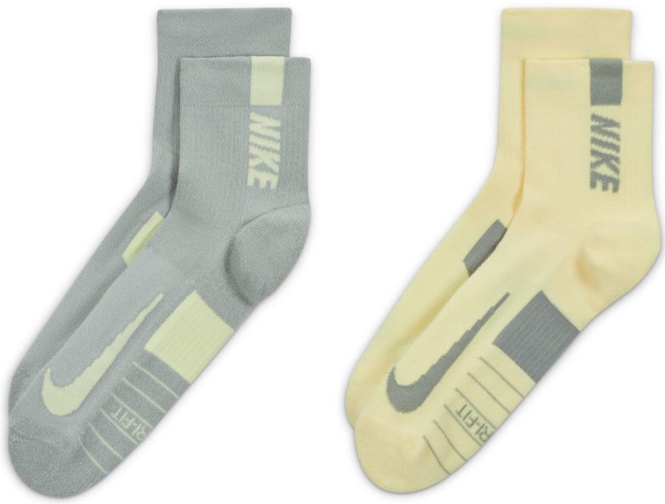 Sukat Nike Multiplier Running Ankle Socks (2 Pair)