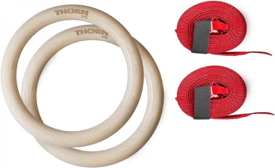 Piirit THORN+fit Wooden Rings Ø32 set with bands